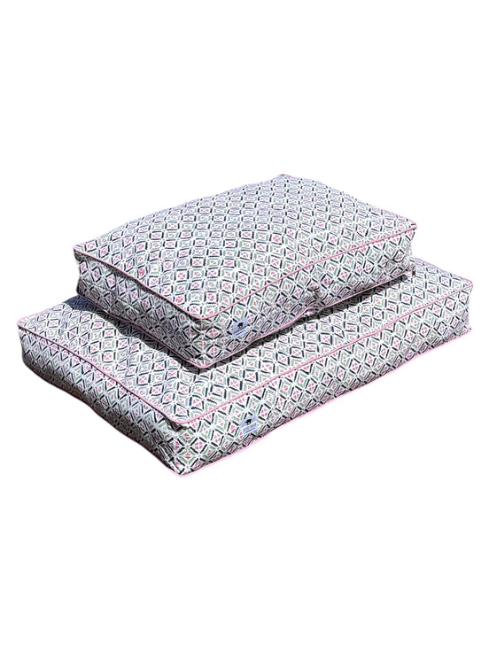 'Harry' Hand Block Printed Washable Dog Bed