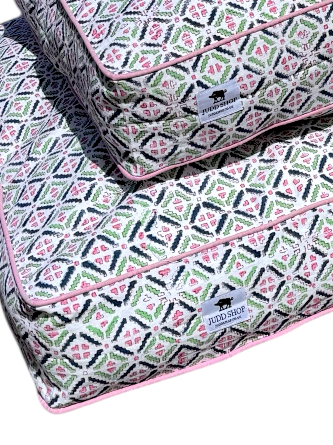 'Harry' Hand Block Printed Washable Dog Bed