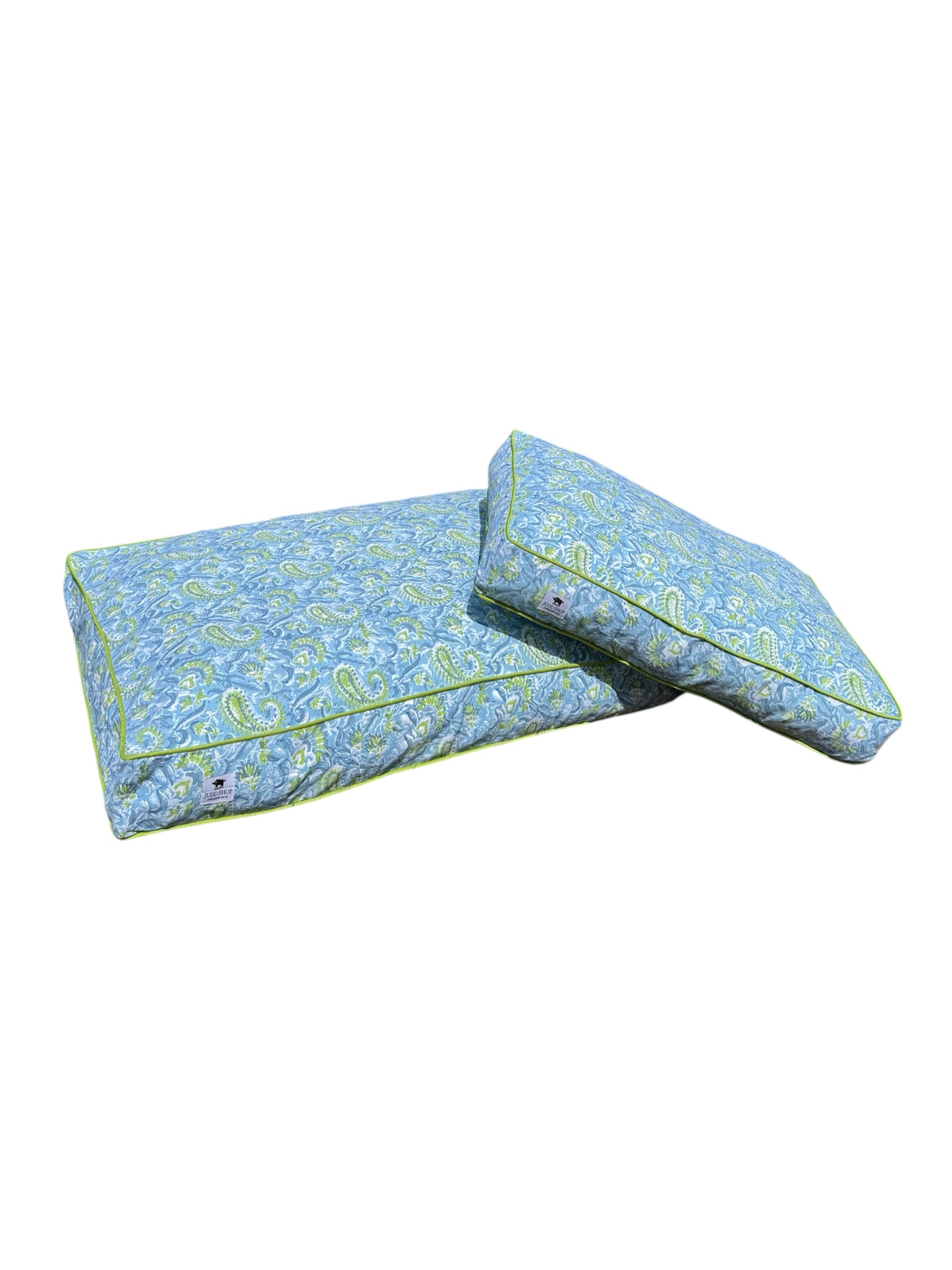'Charlie' Block Printed Dog Bed