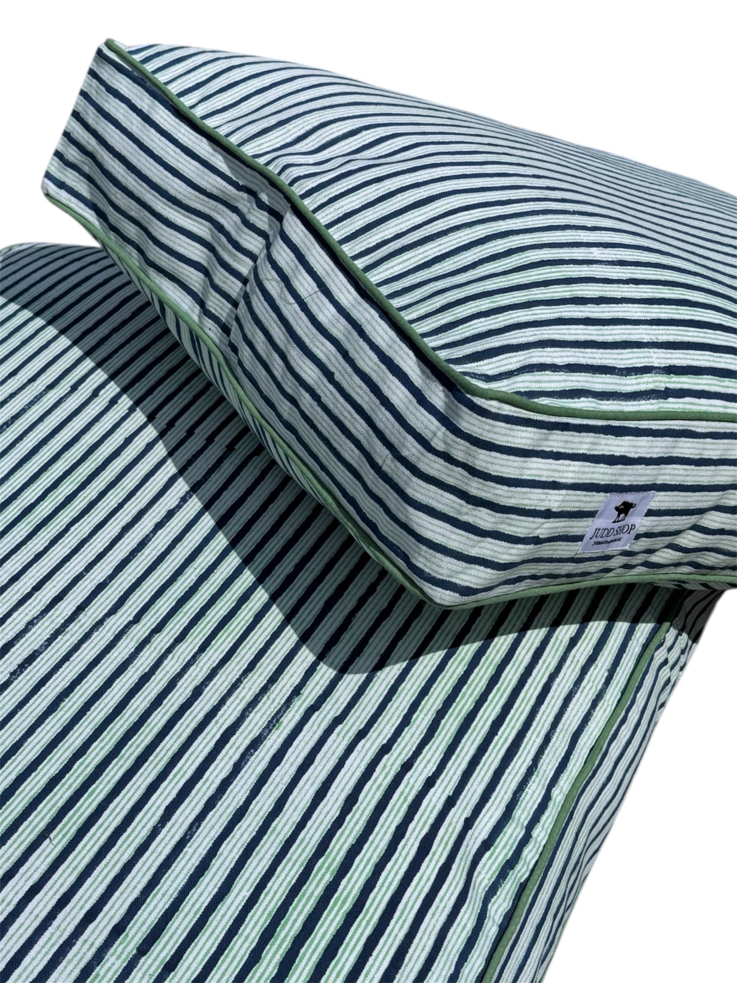 'Ellie' Block Printed Dog Bed