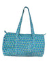 'Green Forest' Block Print Overnight Bag