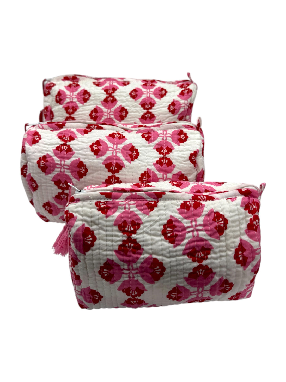 'Sienna' Block Printed Sponge Bag/Washbag