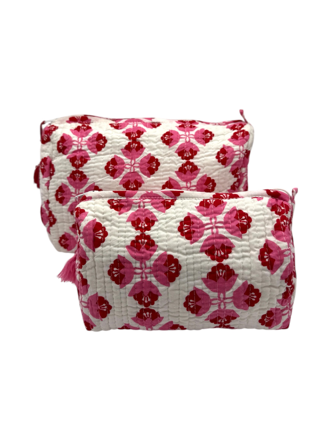 'Sienna' Block Printed Sponge Bag/Washbag