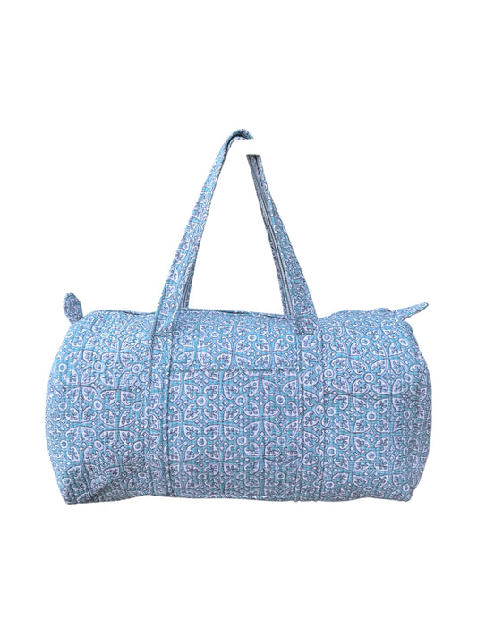 'Leaf Trellis' Block Print Overnight/Weekend Bag