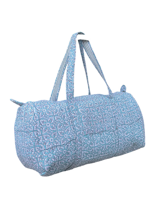 'Leaf Trellis' Block Print Overnight/Weekend Bag