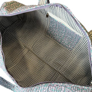 'Leaf Trellis' Block Print Overnight/Weekend Bag