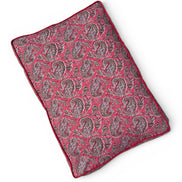 'Pink Paisley' Hand Block Printed Washable Dog Bed