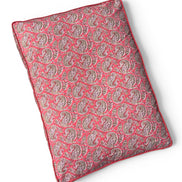 'Pink Paisley' Hand Block Printed Washable Dog Bed