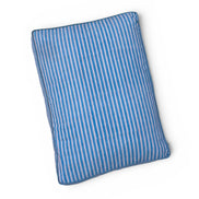 'Blue Stripe' Hand Block Printed Washable Dog Bed