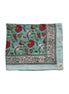 'Red Floral' Block Printed Cotton Towel