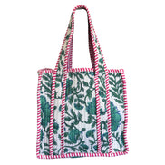 Green Fauna Mini Tote Bag