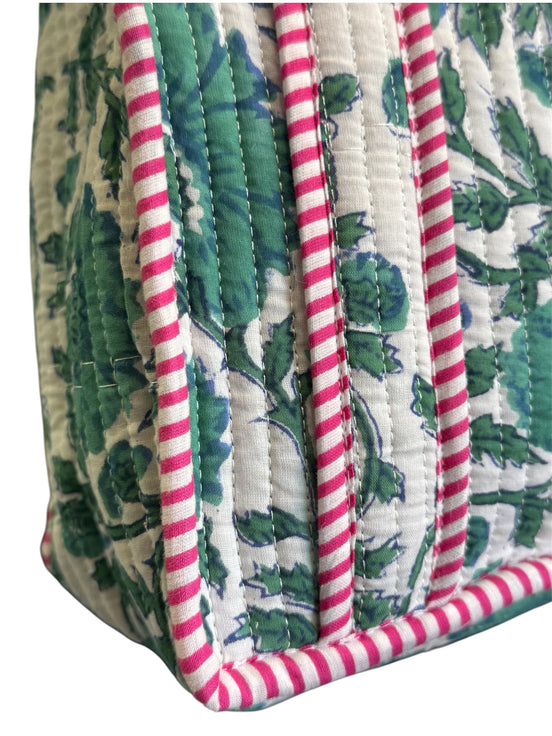 Green Fauna Mini Tote Bag