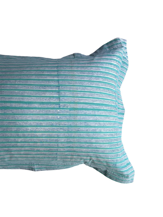 Light Blue Stripe Pillowcase Pair