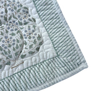 Blue Shrub Quilted Cushion/Pillowcases
