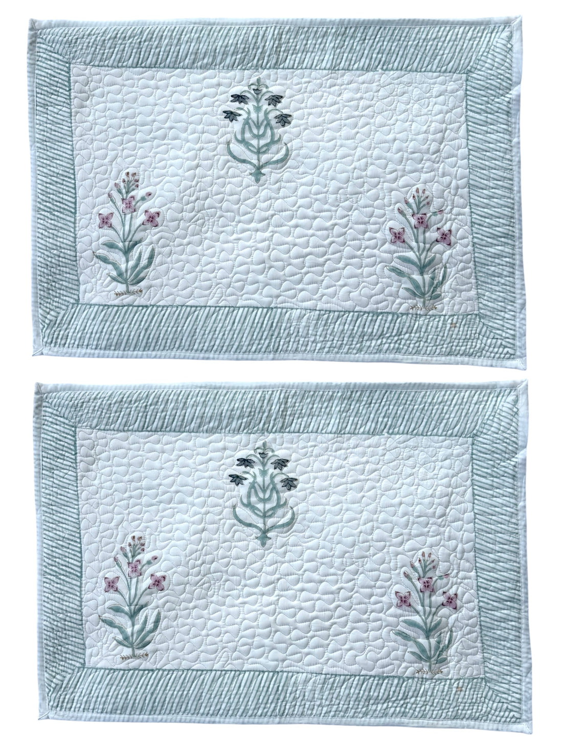 Delicate Shrub Quilted Cushion/Pillowcases
