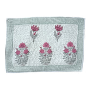 Bright Pink Shrub Quilted Cushion/Pillowcases