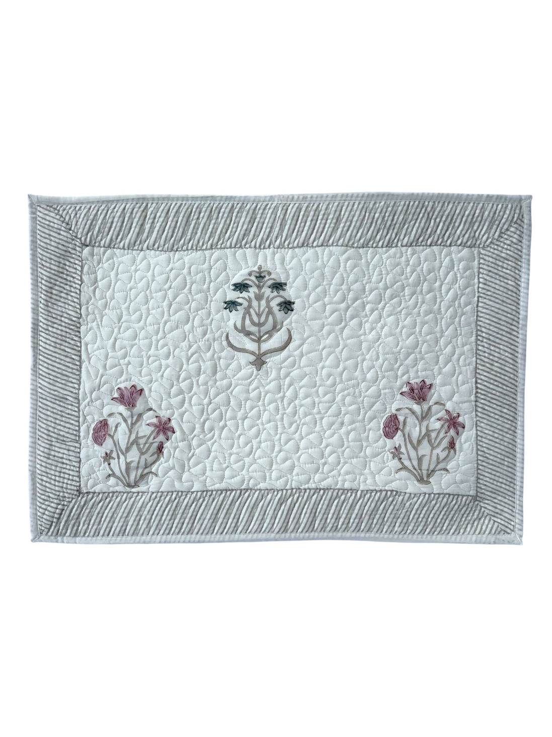 Pink & Blue Shield Quilted Cushion/Pillowcases