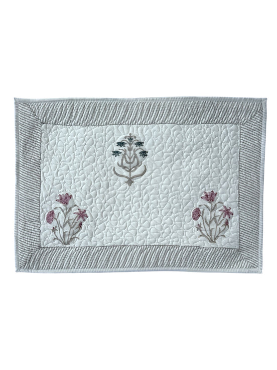 Pink & Blue Shield Quilted Cushion/Pillowcases