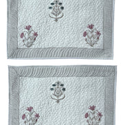 Pink & Blue Shield Quilted Cushion/Pillowcases