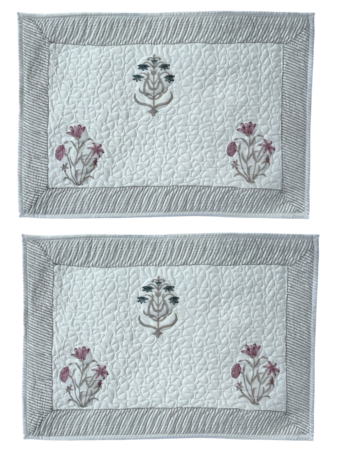 Pink & Blue Shield Quilted Cushion/Pillowcases