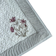 Pink & Blue Shield Quilted Cushion/Pillowcases