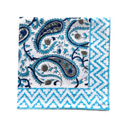Blue Paisley Tablecloth