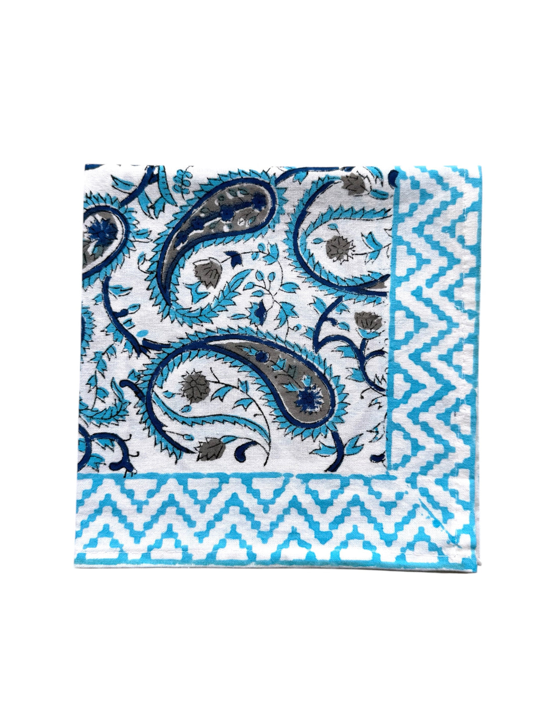 Blue Paisley Tablecloth