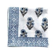 Blue Shrub Tablecloth