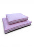 'Pink Herringbone' Hand Block Printed Washable Dog Bed