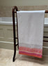 Pink & Orange Flower Cotton Waffle Towel