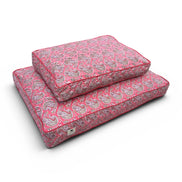 'Pink Paisley' Hand Block Printed Washable Dog Bed