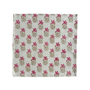 Pink Shrub Block Print Napkins (Set of 6)