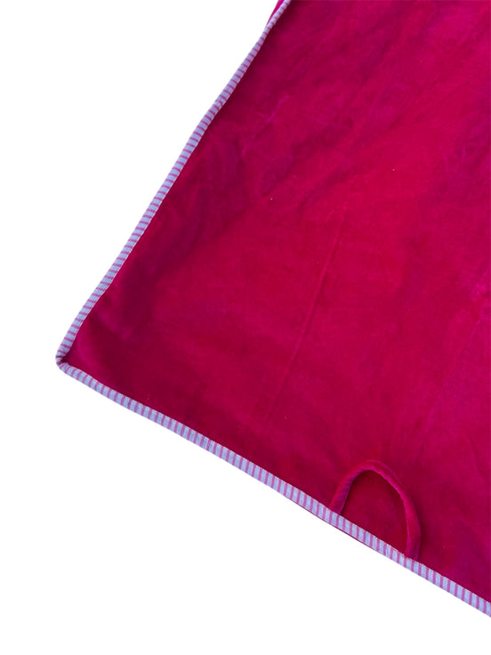 Pink Velvet Clothes Cover/Garment Bag