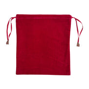 Pink Velvet Drawstring Bag