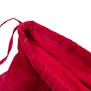 Pink Velvet Drawstring Bag