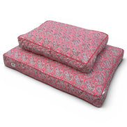 'Pink Paisley' Hand Block Printed Washable Dog Bed