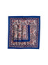 Red & Blue Paisley Block Print Napkins (Set of 4)