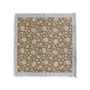 Taupe Fauna Block Print Napkins (Set of 6)