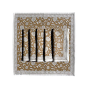 Taupe Fauna Block Print Napkins (Set of 6)