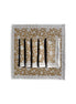 Taupe Fauna Block Print Napkins (Set of 6)