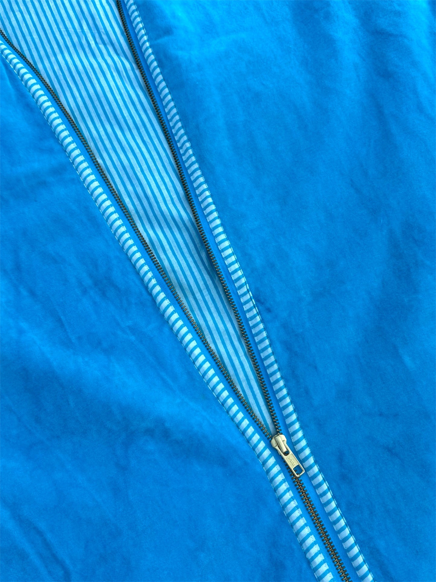 Turquoise Velvet Clothes Cover/Garment Bag