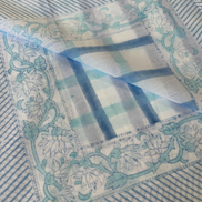 'Blue Cross' Hand Block Printed Sarong