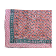 'Coral Paisley' Hand Block Printed Sarong
