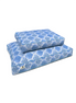 'Blue Shrub' Hand Block Printed Washable Dog Bed
