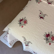 Red & Pink Pomegranate Bedspread/Quilt