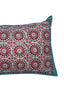 Hand block-printed pillowcase pair in iona pink print, 100% cotton