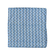 Blue Leaf Trellis Block Print Napkins (Set of 6)