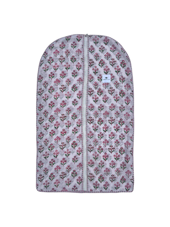 cotton garment bag block print