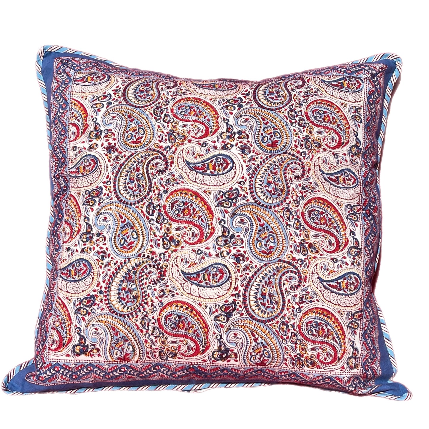 Red Paisley Cushion