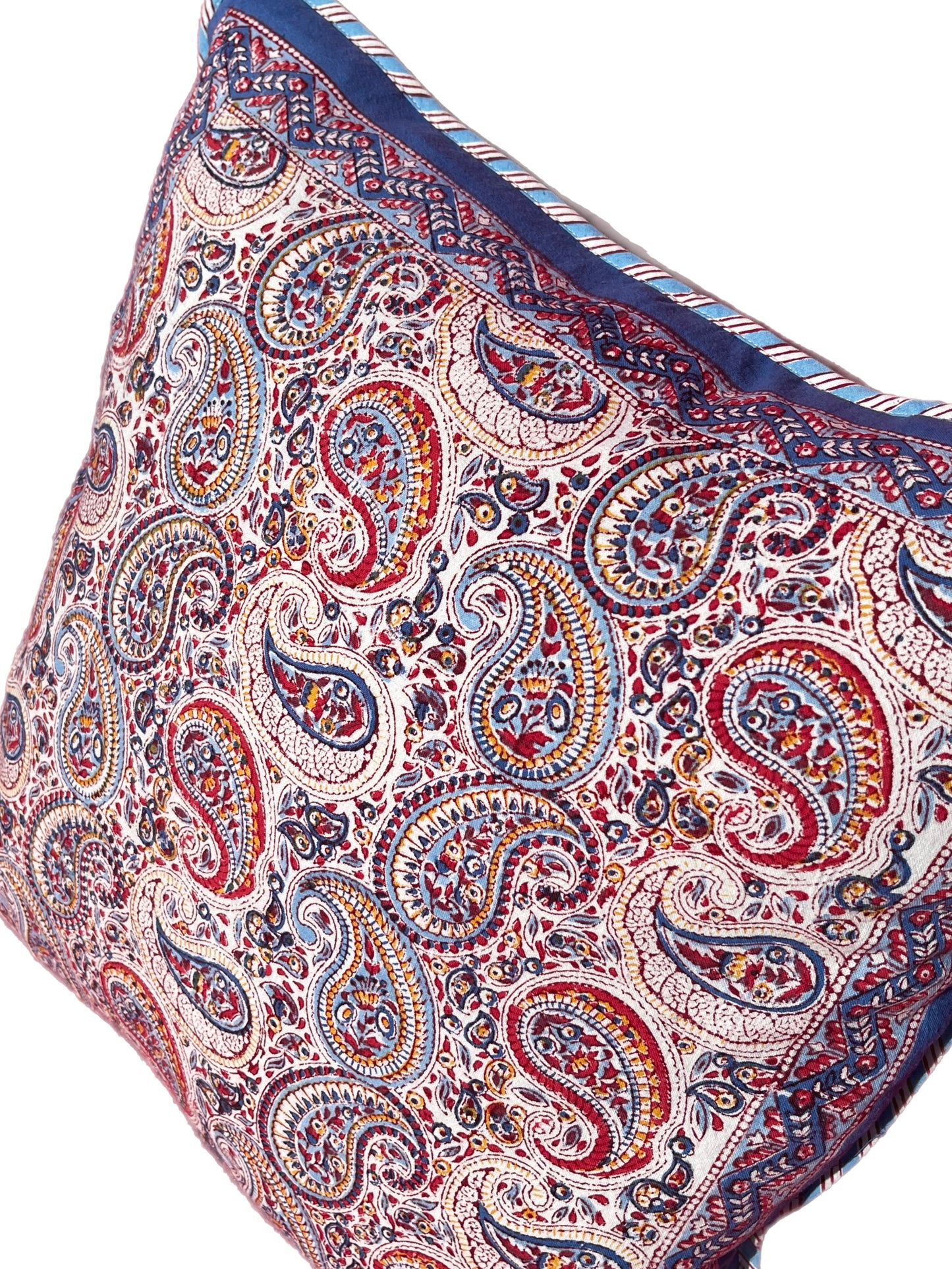 Red Paisley Cushion